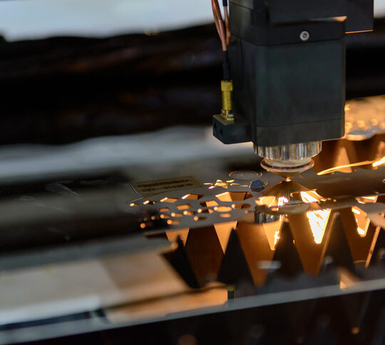 Laser-cutting-process-Contract-Manufacturing-Specialists-of-Michigan